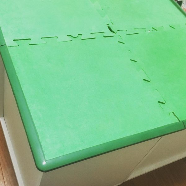 カラーボックスで卓を作る方法