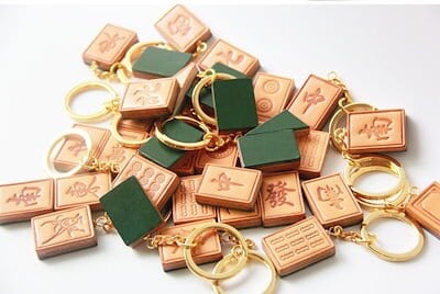 mahjong-key-ring